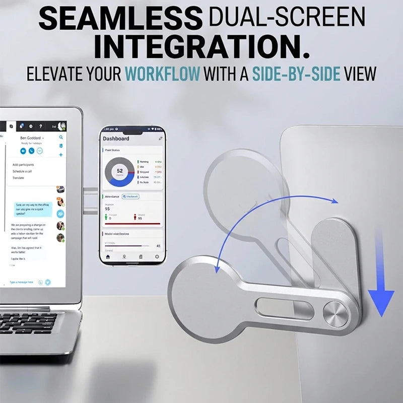 SnapSide – Magnetic Laptop Phone Holder