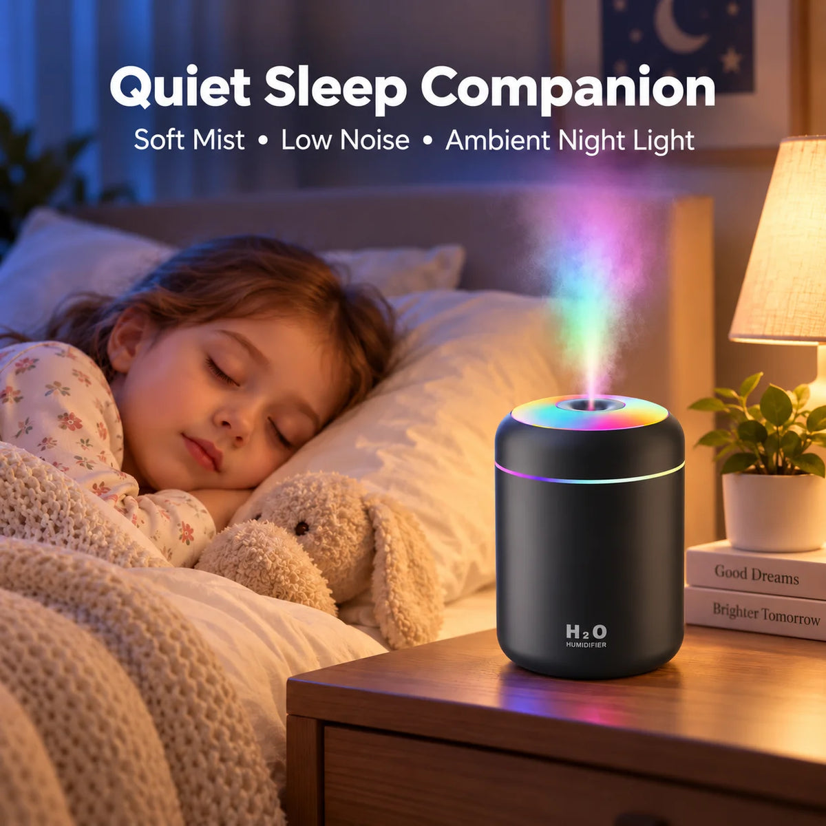 MistMini – Portable USB Cool Mist Humidifier