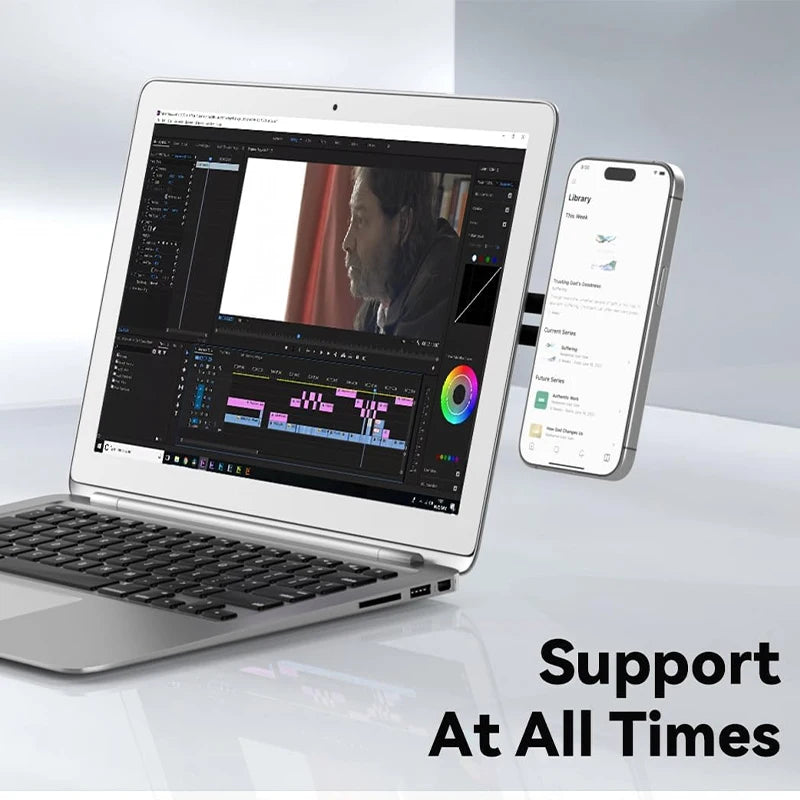 SnapSide – Magnetic Laptop Phone Holder