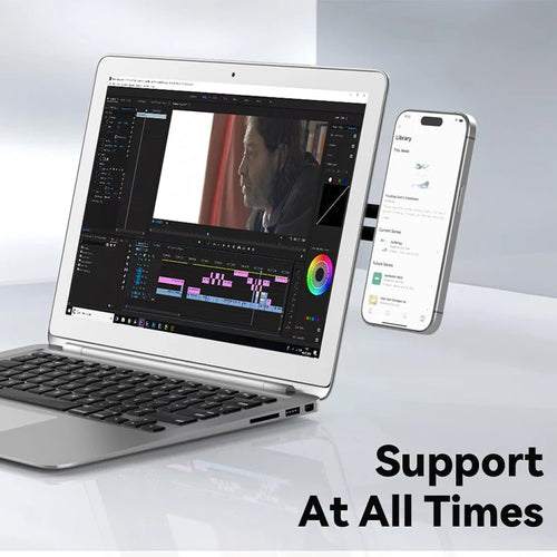 SnapSide – Magnetic Laptop Phone Holder