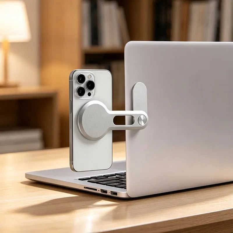 SnapSide – Magnetic Laptop Phone Holder